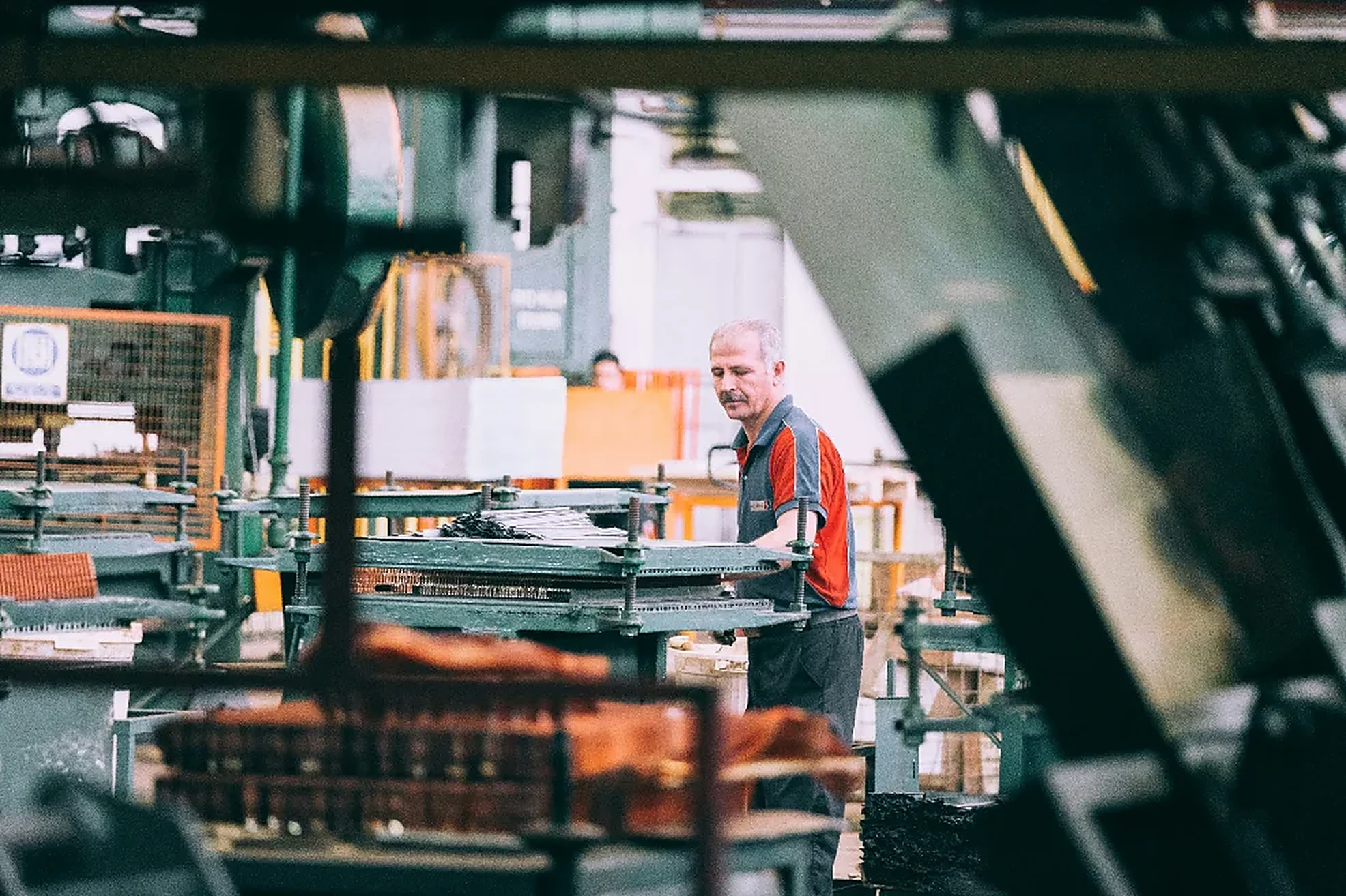 Shop floor in a production environment